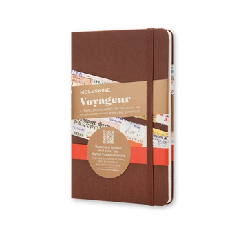 Блокнот Moleskine Вояжер Медиум 11,5х18 см 208 страниц Коричневый (9788867326150)