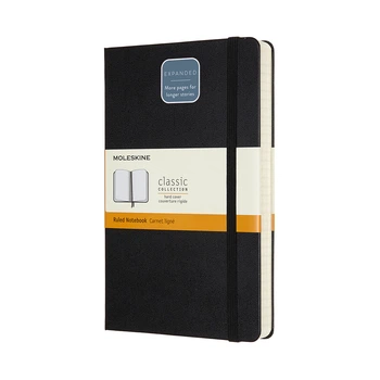 Блокнот Moleskine Classic Expanded средний 13х21 см 400 страниц в линию Черный (8058647628004)
