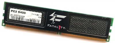 Игровая оперативная память OCZ Fatality DDR2 2Gb 800MHz PC2 6400U CL5 (OCZ2F8004GK) Б/У