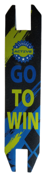 Гриптейп (Наждак, Шкурка) для трюкового самокату "Go to Win" Розмір 108 мм х 495 мм