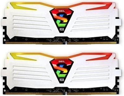 Модуль пам'яті DDR4 2x8GB/2400 Geil Super Luce White RGB LED (GLWC416GB2400C16DC)