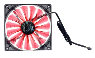 Вентилятор Aerocool Shark Fan Devil Red LED Retail 120мм