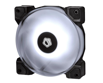 Вентилятор ID-Cooling SF-12025-RGB Trio, 120x120x25мм, 4-pin PWM, черный