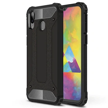 Броньований протиударний TPU+PC чохол Immortal для Samsung Galaxy A10s Чорний Без бренду