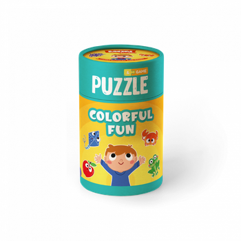 Детский пазл/игра Mon Puzzle "Цветные развлечения" 200105, 6 двусторонних пазлов на 4 элемента