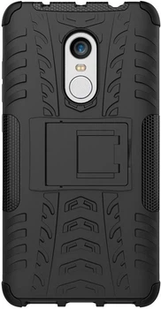 Чехол TOTO Чехол-накладка TOTO TPU+PC Shockproof case Tire Tread Xiaomi Redmi Note 4x Black F_51835