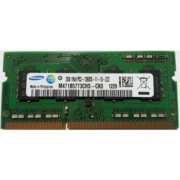Оперативная память SODIMM Samsung DDR3 2Gb 1600MHz PC3-12800S 11-10- ZZZ (M471B5773CHS-CK0) Б/У