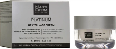 Krem do twarzy MartiDerm Platinum Gf Vital Age do skóry normalnej i mieszanej rewitalizujący 50 ml (8437000435419)