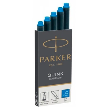 Картріджи Parker Quink 5шт. голуб. 11 410WBL