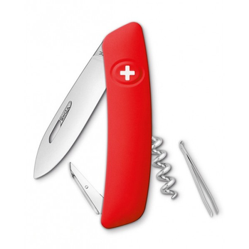 Швейцарский складной нож Swiza D01,красный