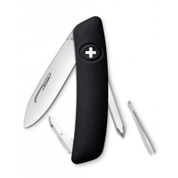 Швейцарский складной нож Swiza D02,черный