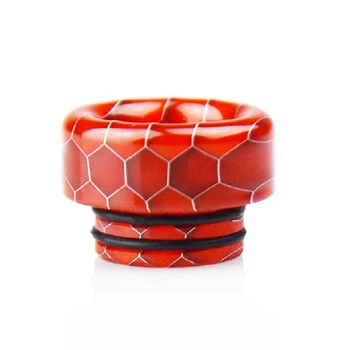 Дрип тип Vapor Storm Wide Resin Honeycomb 810 2 O-ring Red (AJ_dr8109602)