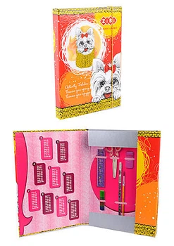 Папка для труда LOVELY DOG, картонная, на резинках А4+ ZIBI (ZB.14931)