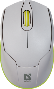 Мышь Defender Genesis MB-865 Wireless White/Green (52867)