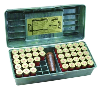 Коробка MTM Shotshell Case на 50 патронів кал. 12/76. Колір – камуфляж (SF-50-12-09)