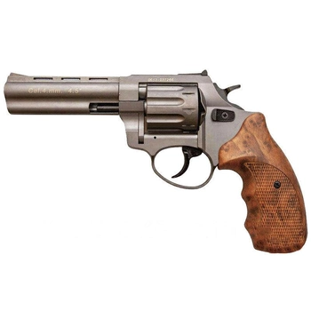 Револьвер флобера STALKER 4мм 4.5" titanium коричневая рукоять (3880.00.08)