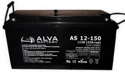Аккумулятор гелевый Solar-GEL 150 Ач 12В ALVA AS12-150