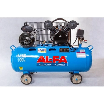 Компрессор AL-FA ALC100-2 (100 литров)