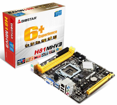 Материнская плата Biostar H81MHV3 Socket 1150