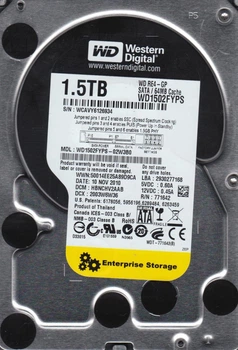 Накопитель HDD SATA 1.5TB WD RE4-GP 7200rpm 64MB (WD1502FYPS) гар. 12 мес.