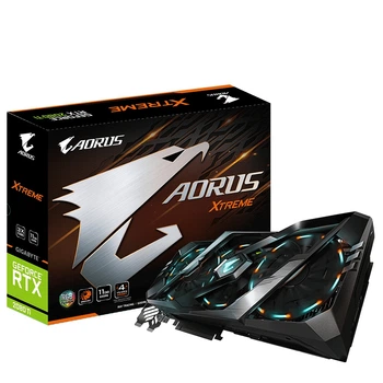 Видеокарта GF RTX 2080 Ti 11GB GDDR6 Aorus Xtreme Gigabyte (GV-N208TAORUS X-11GC)