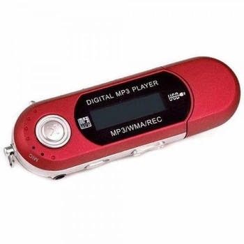 MP-3 Плеер Epik LCD USB (FM Проигрыватель/Micro SD) + Наушники Red