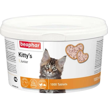Kittys Junior — лакомства с витаминами для котят, 1000 таблеток