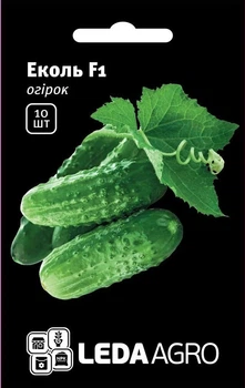 Еколь F1 Огірок Самозапильний Насіння Leda Agro 10 шт