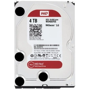 Жесткий диск Western Digital Red 4TB 5400rpm 256МB WD40EFAX 3.5