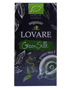 Чай зелений в пакетиках Lovare Organic Green Silk 24 шт х 1,5 г (52930)