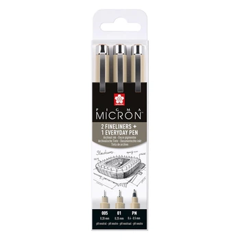 Набор лайнеров Sakura Pigma Micron Urban 3 шт (POXSDK3UR)