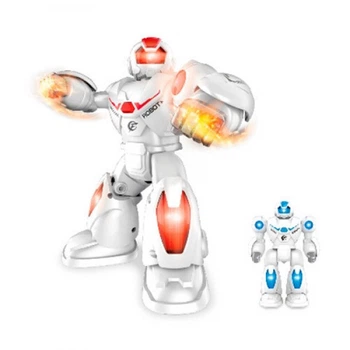 ИГРУШЕЧНЫЙ РОБОТ ROBBY - ХОДИТ стреляет говорит 22 см RoboTek