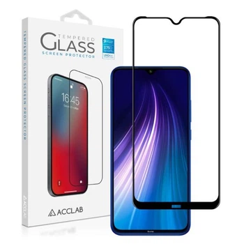 Защитное стекло ACCLAB Full Glue для Xiaomi Redmi Note 8 / Note 8 (2021) - Black