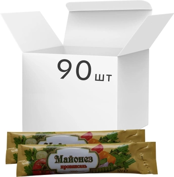 Упаковка майонезу в стиках Асканія Провансаль 67% 12 г х 90 шт. (4820071640242)