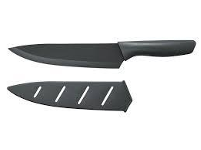 Нож кухонный Ernesto с чехлом - 9см black