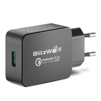 Зарядное устройство Blitzwolf USB S5 Black