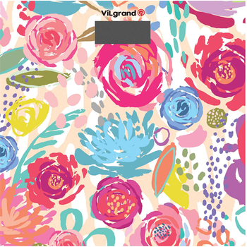 Весы напольные электронные Vilgrand VFS-1828 Flowers 180 кг 28х28 (120-185)