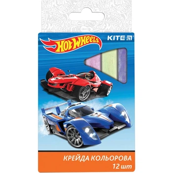 Мел цветной, 12шт., Hot Wheels НW17-075