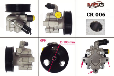 Насос ГУР новий CHEVROLET CRUZE 09-,ORLANDO 11, MSG, cr006