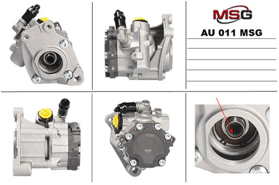 Насос ГУР новый AUDI A8 2003-2010, MSG, au011