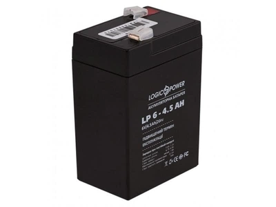 Аккумуляторная батарея LogicPower LP 6V 4.5AH Silver (LP 6 - 4.5 AH Silver) AGM