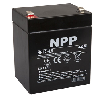 Аккумуляторная батарея NPP 12V 4.5 AH (NP12-4.5) AGM грн