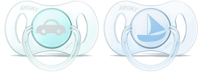 Пустушка для хлопчиків Avent Mini 2шт 0+ SCF151/01