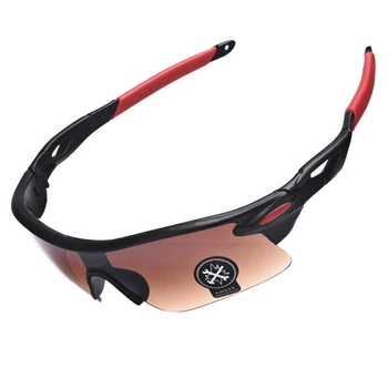 Захисні окуляри для стрільби, вело і мотоспорту Silenta TI8000 Коричневий градієнт (12666)