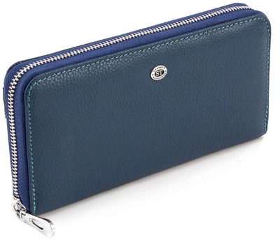 Женский кошелек ST Leather ST201 Light Blue New