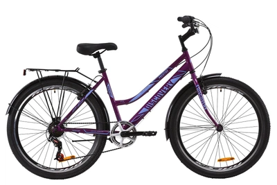 Велосипед міський (дорожній) 26" Discovery Prestige Woman Vbr 2020 фіолетовий на зростання 155-175 см (OPS-DIS-26-245)