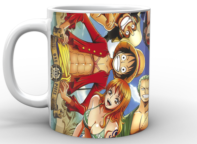 Кухоль Geek Land білий Великий куш One Piece розшукуються OP.02.006