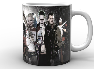 Кружка GeekLand белая Отряд Самоубийц Suicide Squad готов SS.02.033