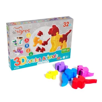 Пазл 3D Nosup Животные 32 элемента