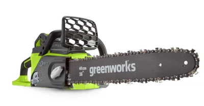 Аккумуляторная цепная пила Greenworks GD40CS40K2 c 2 АКБ 2 Ah и ЗУ